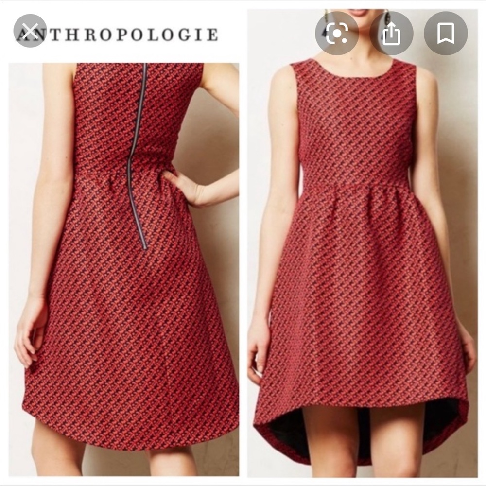 Anthropologie Geo Jacquard Dress by Lili Wang